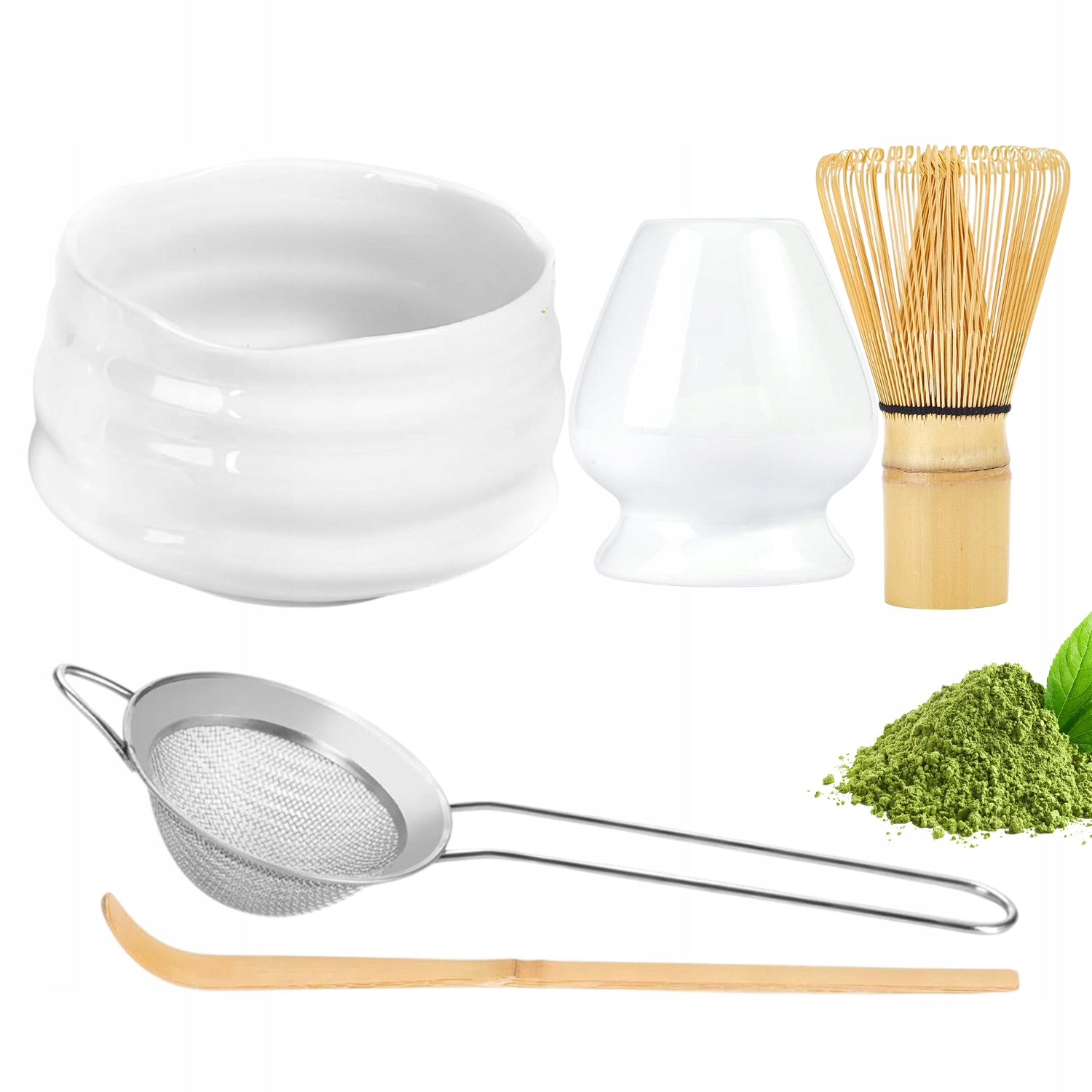 Sada Nástrojů Matcha Bambusová Sada Na Obřadní Čaj