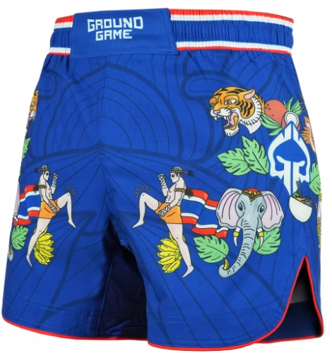 Spodenki szorty treningowe lekkie Muay Thai Mma Ground Game Bangkok XL