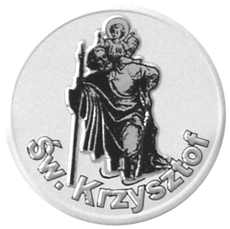 

Naklejka Na Samochód Auto Alu Św. Krzysztof