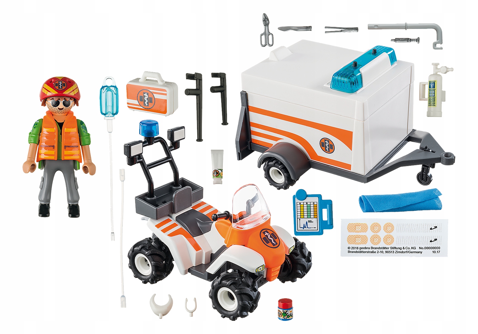 Playmobil 70053 City Life Quad ratowniczy z przyczepą