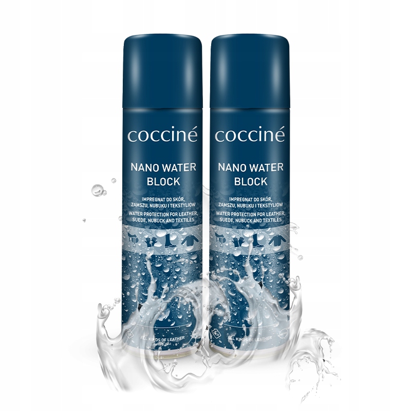 Impregnat do skór zamszu nubuku 800ml! WATER BLOCK