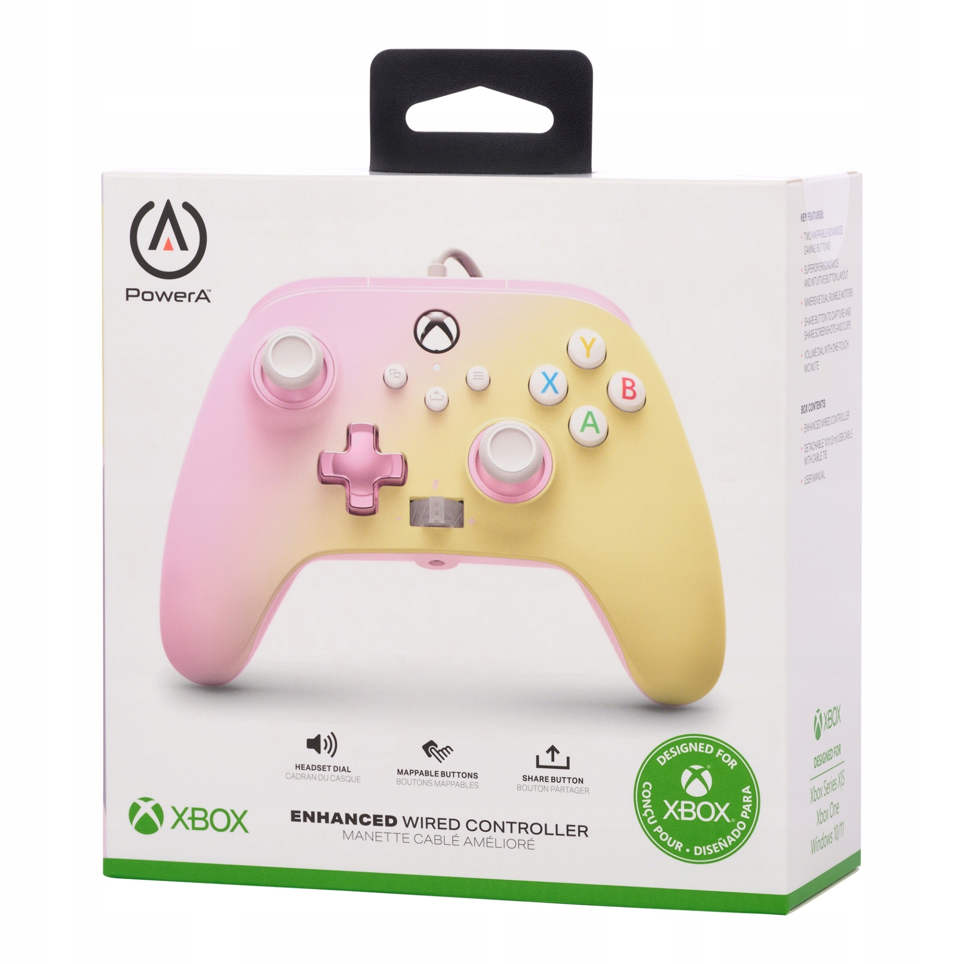 

PowerA Xbox Series Pad przewodowy Pink Lemonade