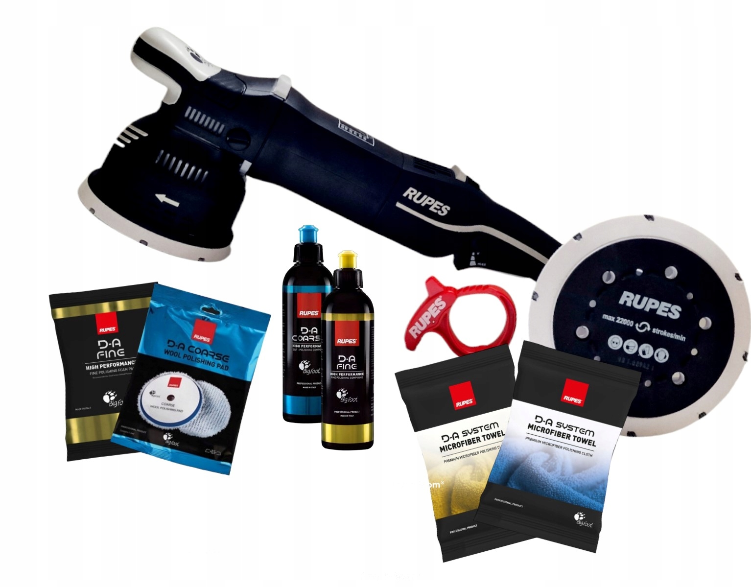 RUPES ПОЛІРУВАЛЬНА МАШИНА LK900E / БАС МЕГА КОМПЛЕКТ!!!