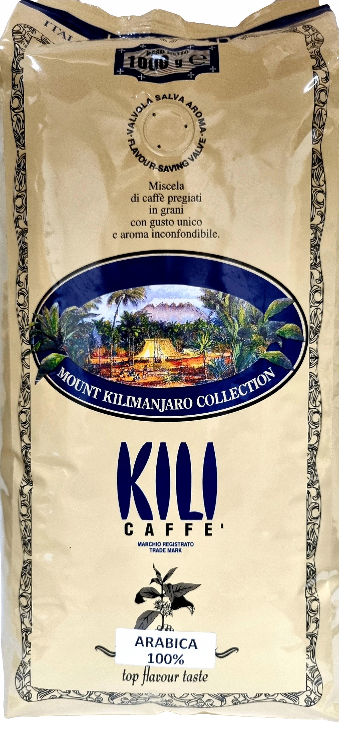 Kawa ziarnista Arabica Kili Caffe Blue Moon Włochy Sycylia 1 kg
