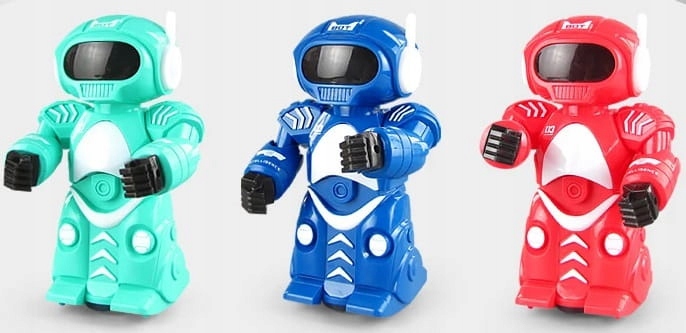 TAŃCZĄCY ROBOT NA BATERIE ŚWIATŁO DŹWIĘK KOSMITA Zasilanie bateryjne