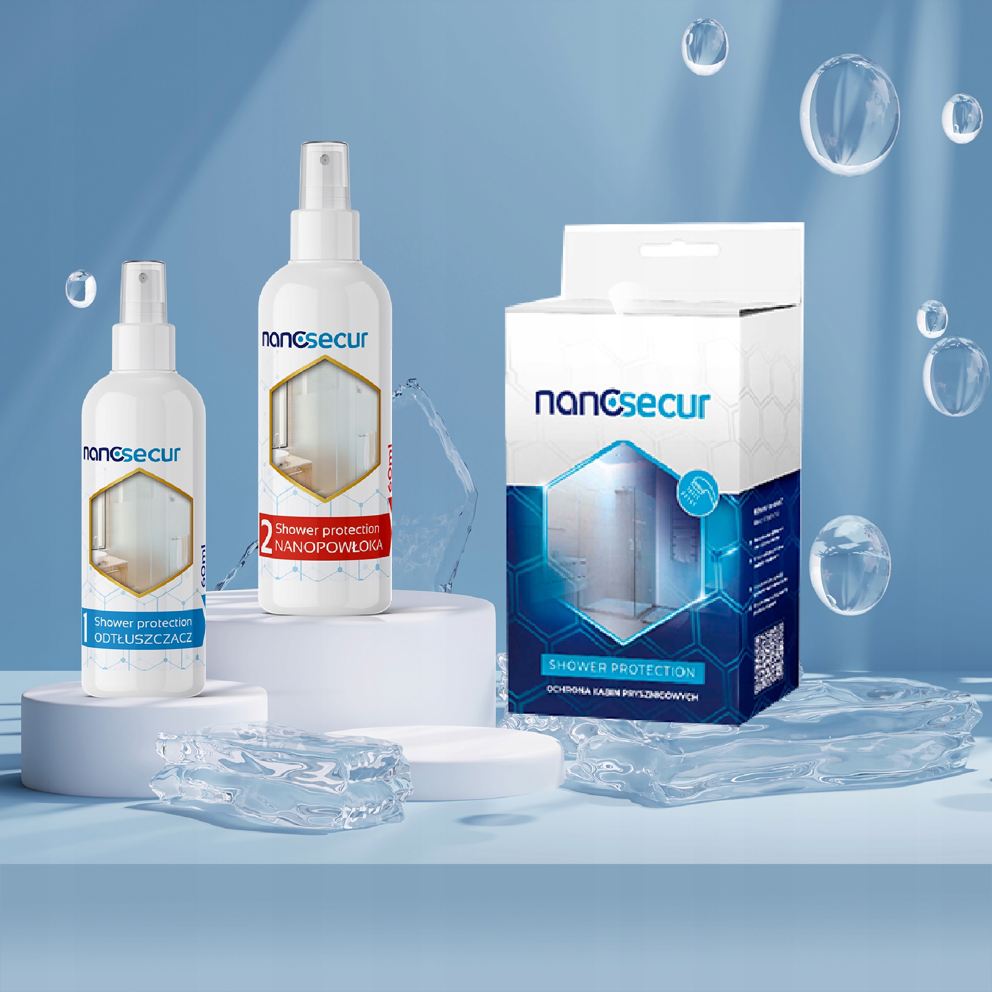 Levně Nanosecur Impregnát pro sprchové kouty Shower Protect 60 Ml/60 Ml