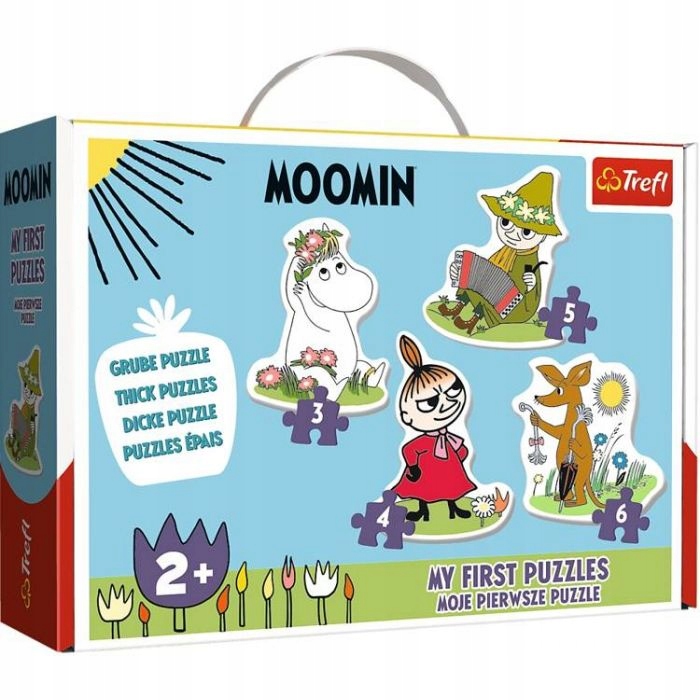 

Puzzle Baby pierwsze dla malucha Muminki 4układank