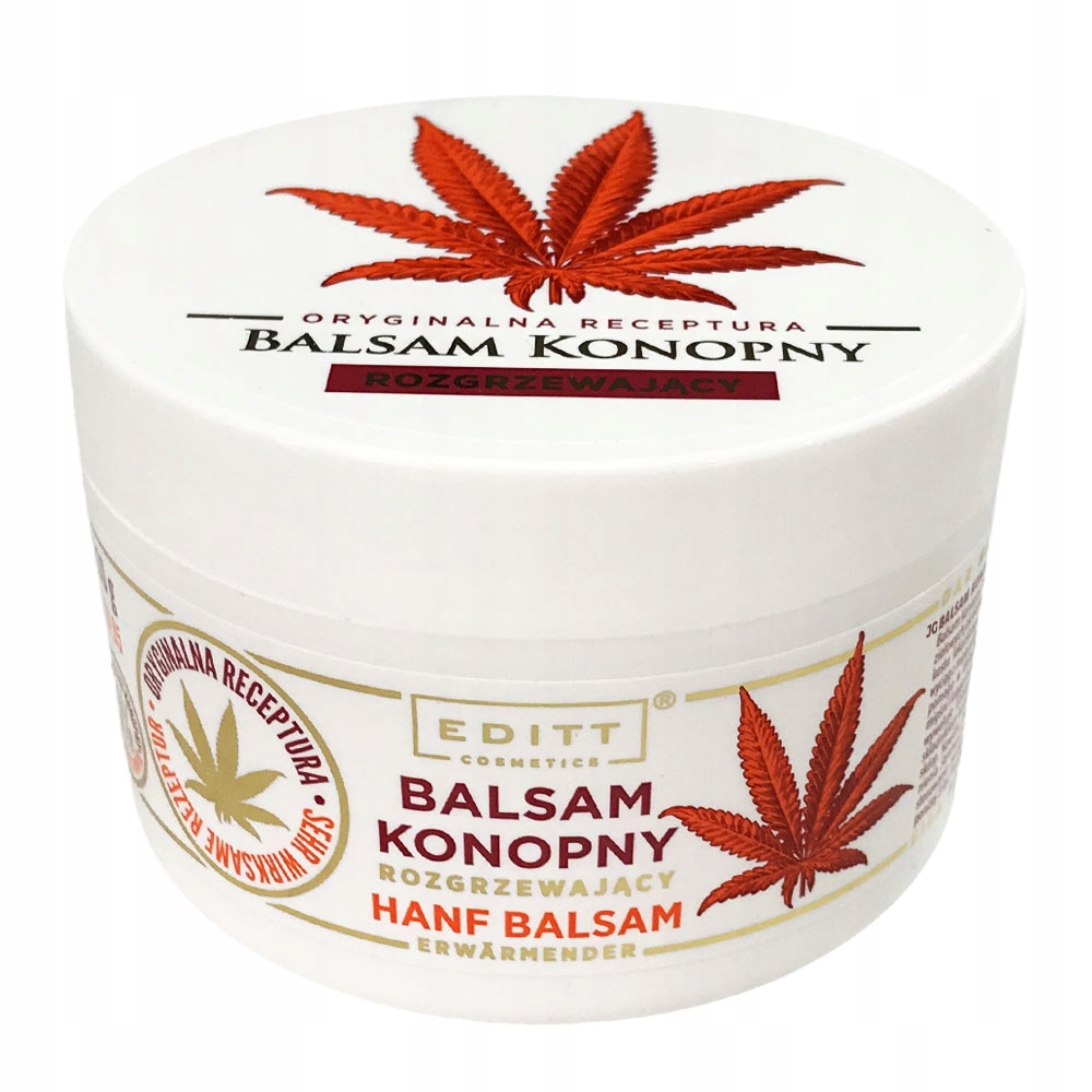 

Balsam konopny rozgrzewający mięśnie stawy Editt