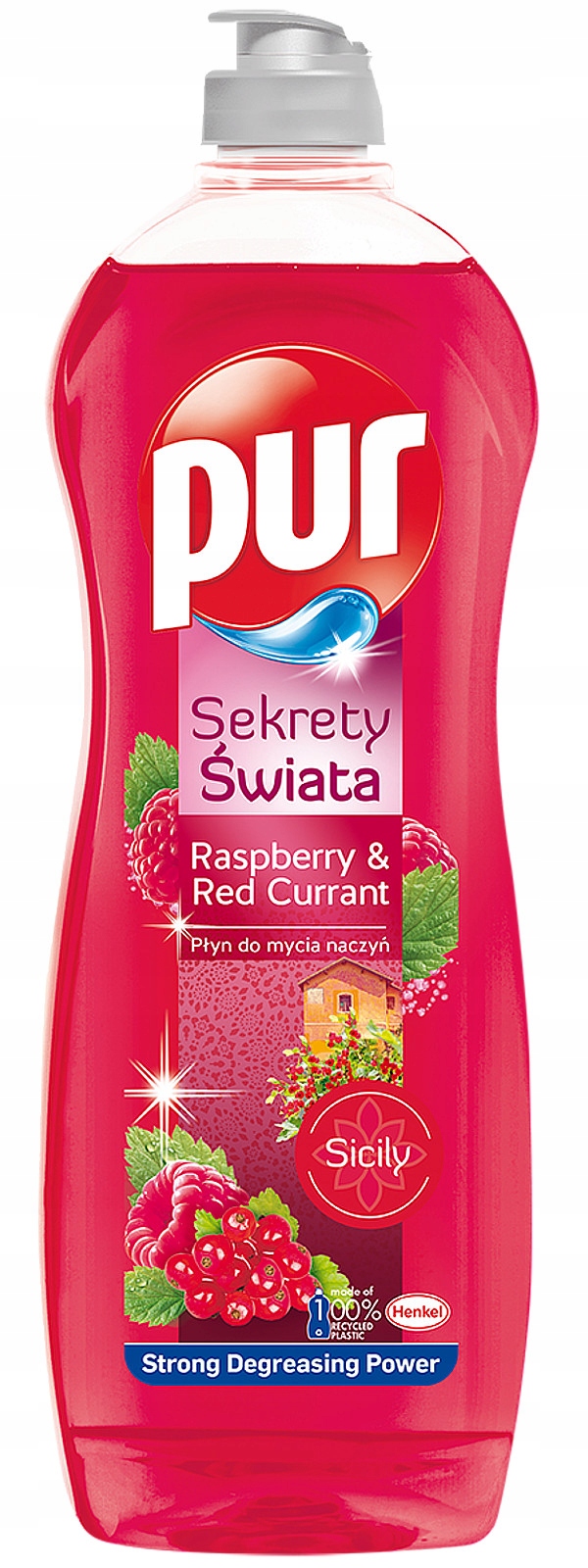 

Pur Sekrety Świata Malina Porzeczka Płyn Do Naczyń