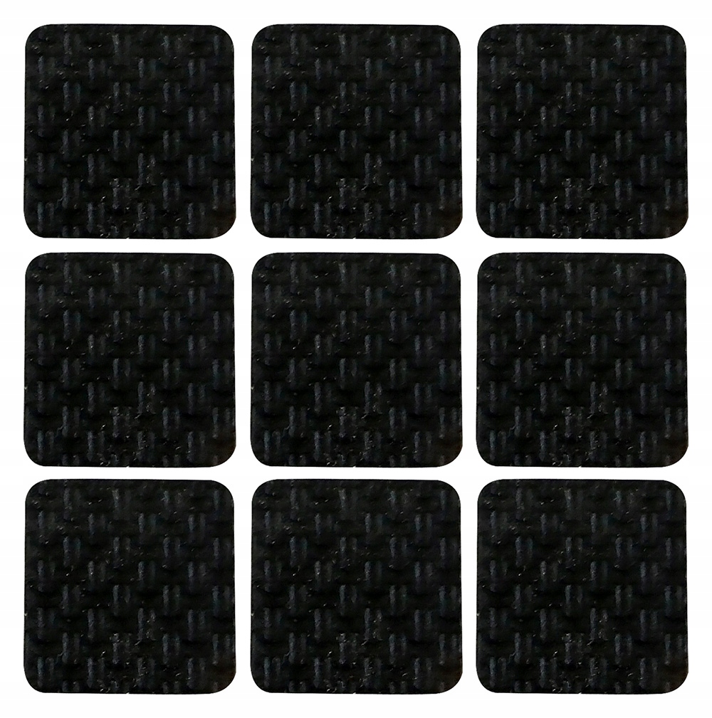 

Podkładki Pod Nóżki Meblowe Trump Czarne Gumowe