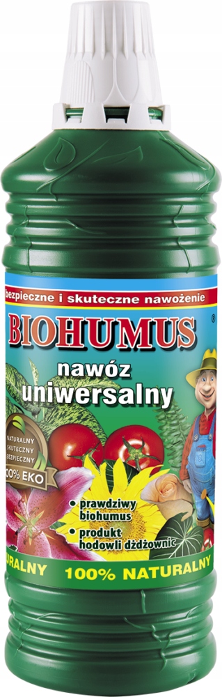 

Nawóz Uniwersalny Biohumus 100% Naturalny Ekohumus