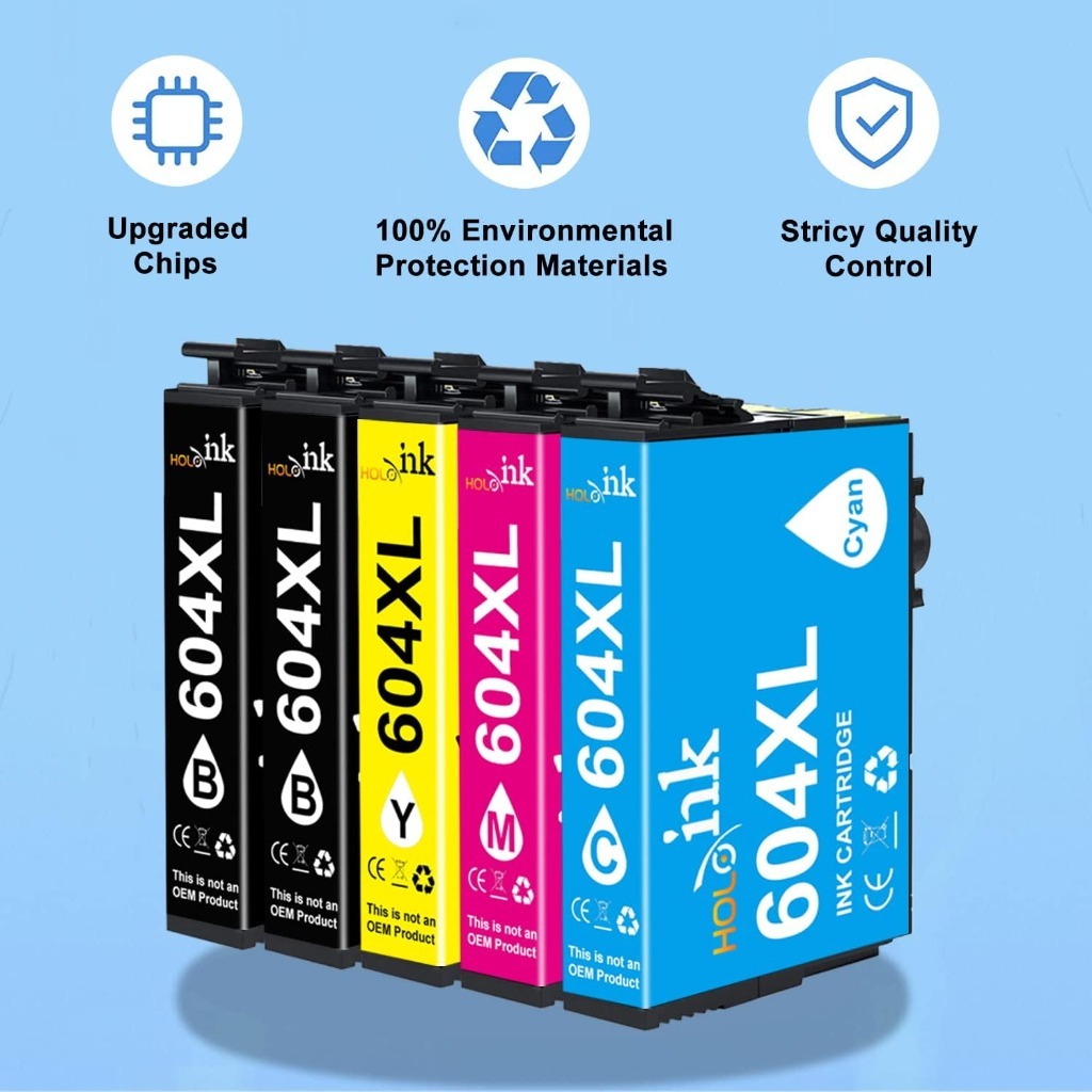 604XL inkoustové kazety kompatibilní s Epson, sada inkousty Epson 604 604XL