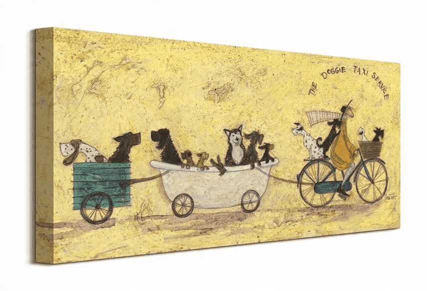 

Sam Toft Ernest i Doris w Taksówce Obraz 60x30 cm