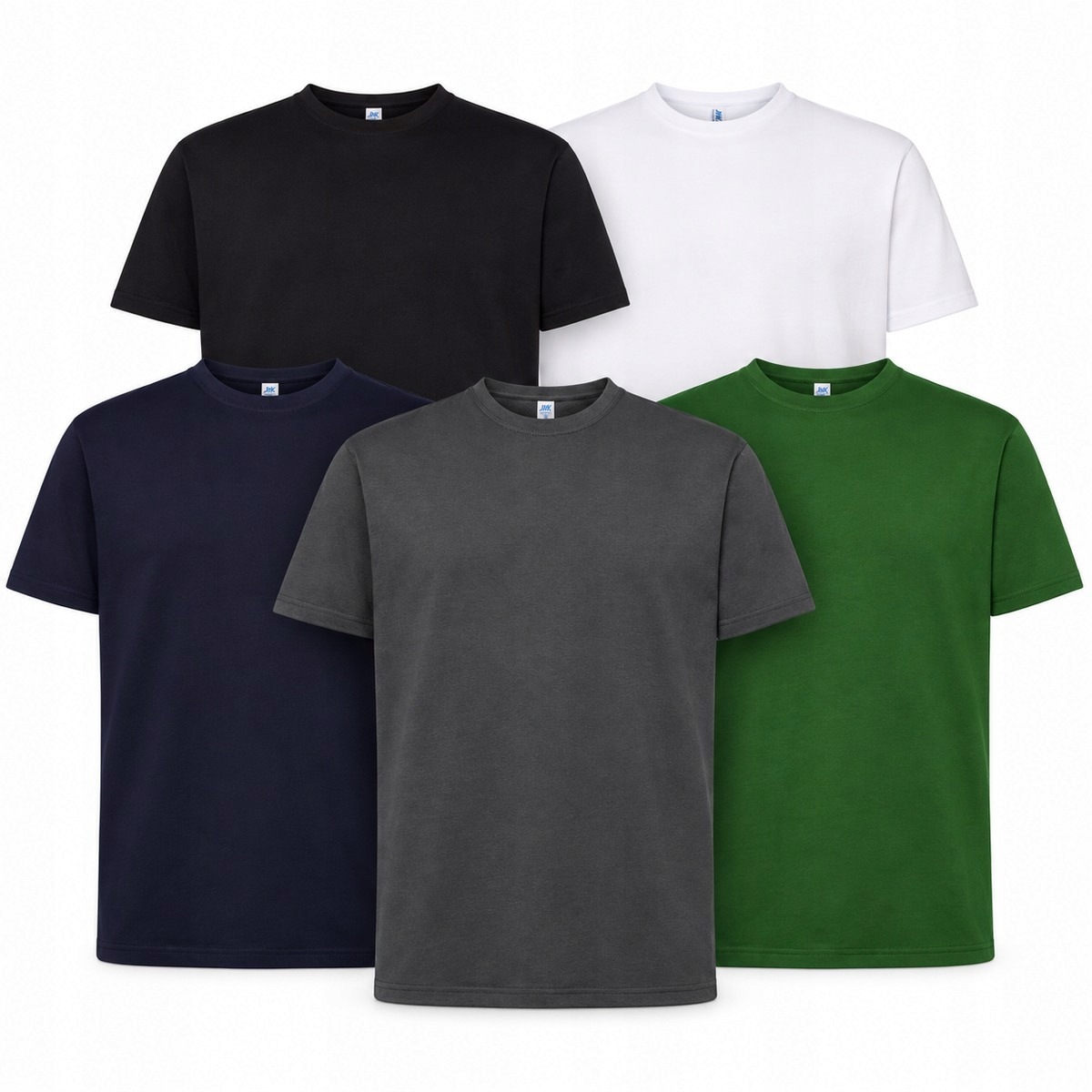 5x Pánské Tričko MIX barev Jhk TSRA190 Premium XXL