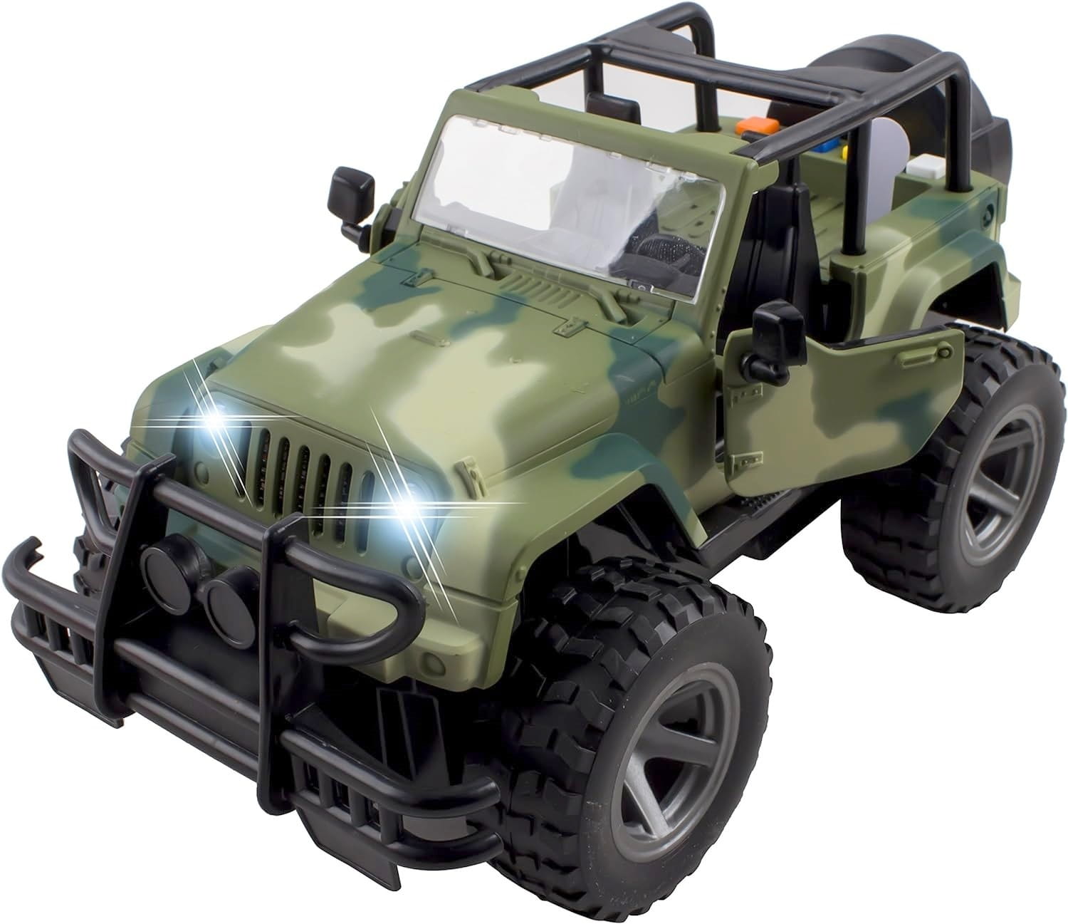 JEEP WOJSKOWY AUTO NAPĘD ŚWIATŁO DŹWIĘK ARMIA WOJSKO