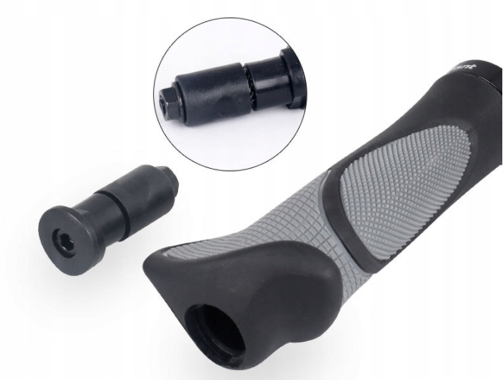 CHWYTY ROWEROWE RĄCZKI KIEROWNICY ERGONOMICZNE Materiał inny