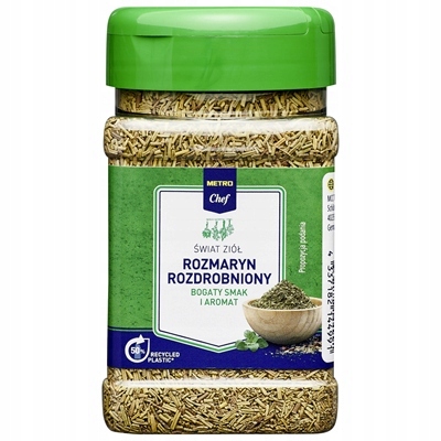 METRO Chef Rozmaryn Rozdrobniony 100 g Aromatyczne Zioło do Potraw