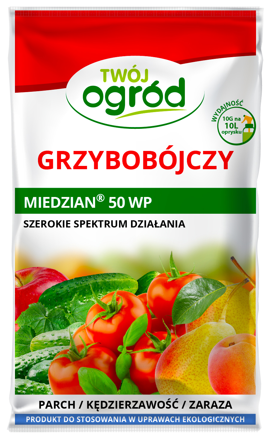 

Miedzian 50WP Zaraza Choroby Grzybowe Parch 10G