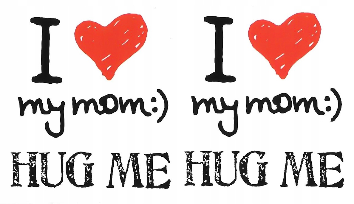

Tatuaż napisy hug me