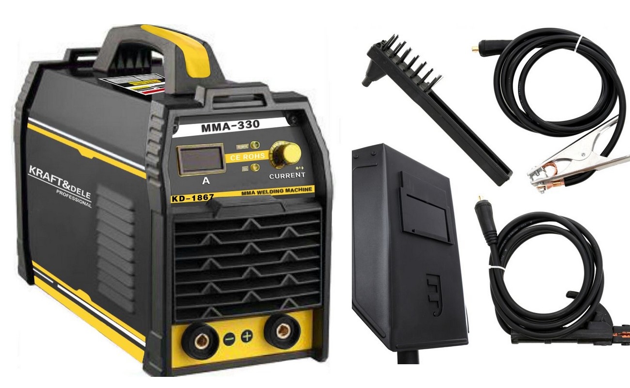 ИНВЕРТОРНЫЙ СВАРОЧНЫЙ АППАРАТ MMA IGBT LCD 20 - 330A KRAFT