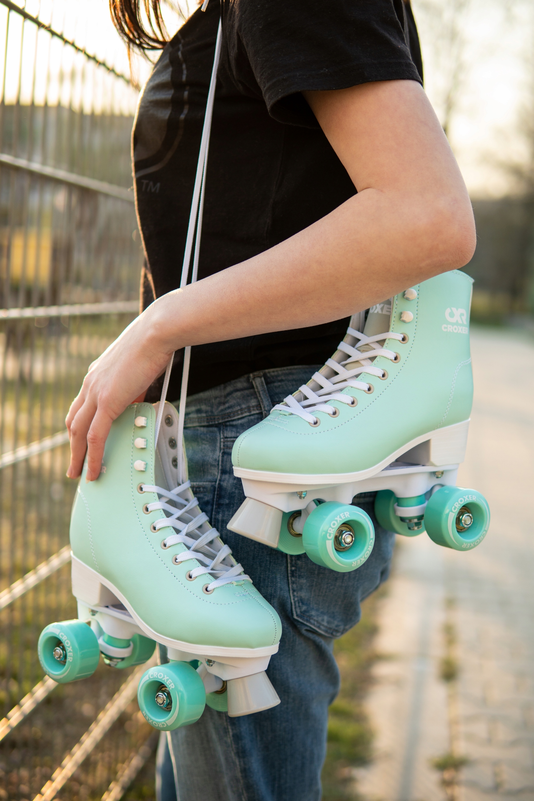 Klasyczne Retro Wrotki Croxer Alessa Mint 40 Model Alessa