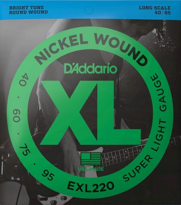 D'Addario EXL220 struny do gitary basowej
