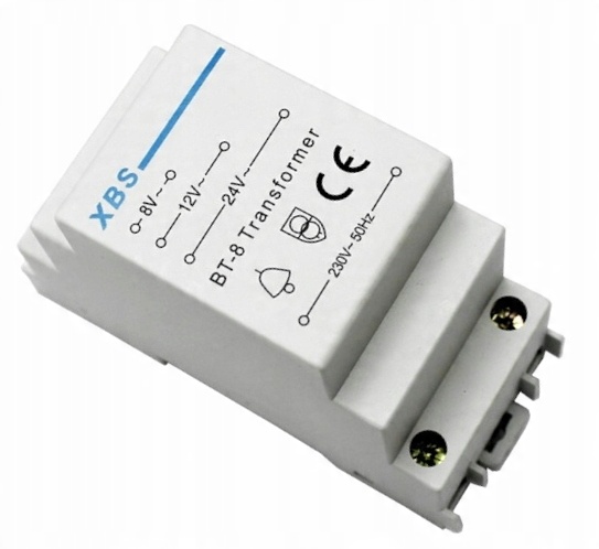 

Transformator Dzwonkowy 230V Na Dzwonek 8V 12V 24V
