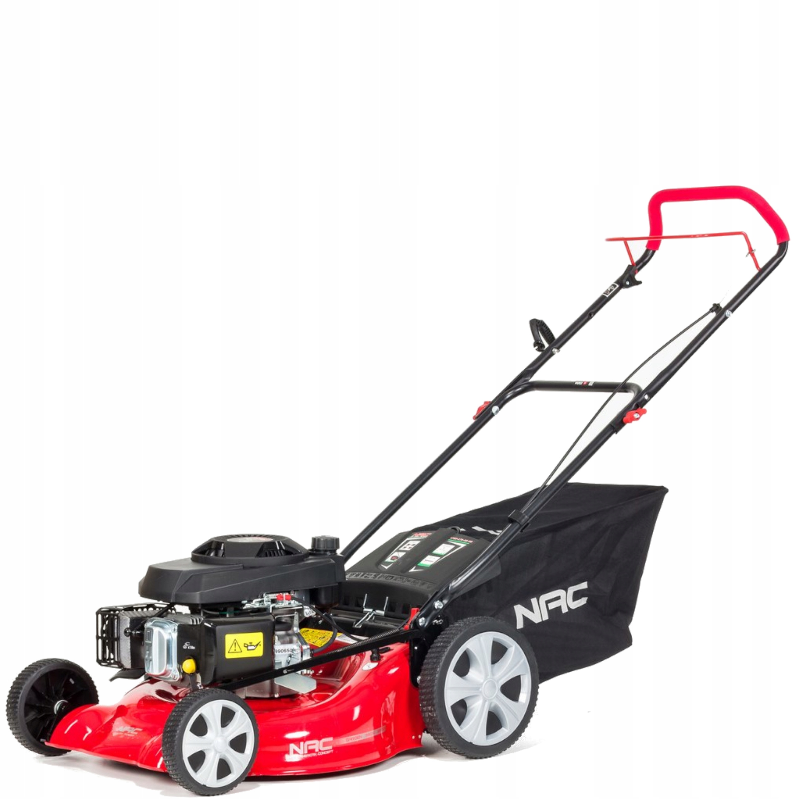 Kosiarka Spalinowa Nac 173 cm3 51 cm 4w1 Duży kosz 60 l Bez Napędu Mocna