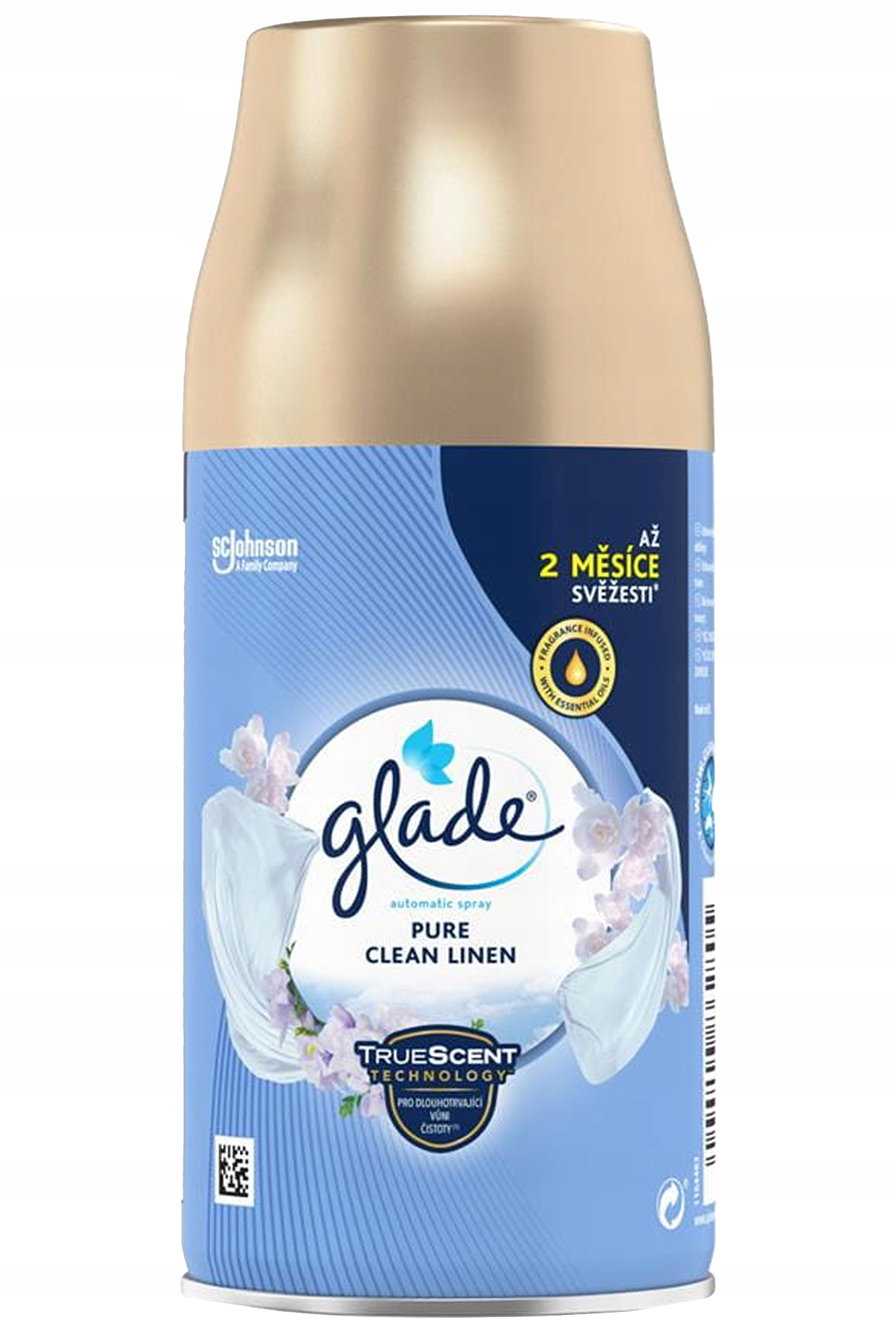 GLADE zapas do odświeżacza Pure Clean Linen spray EAN (GTIN) 5000204862805