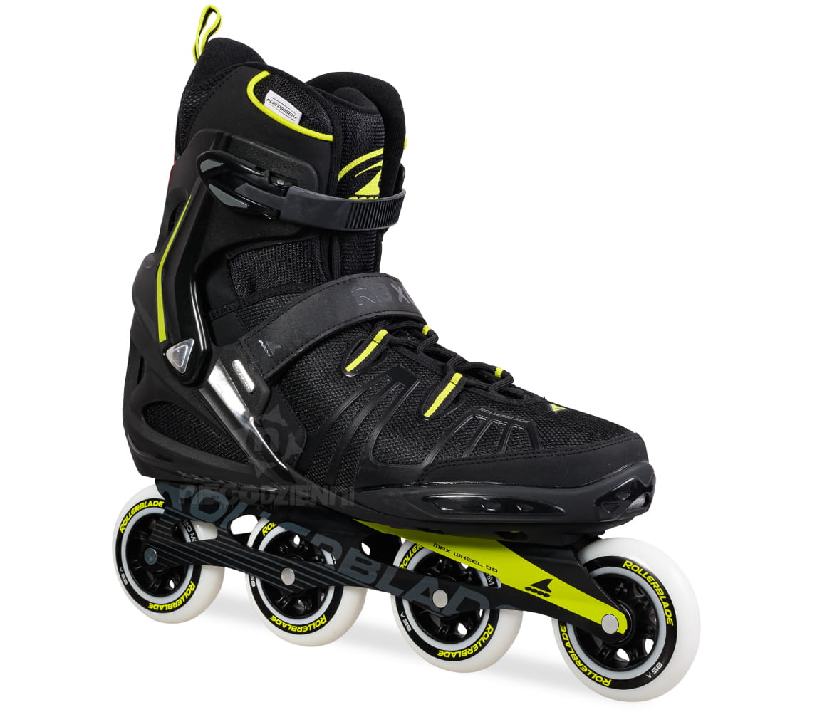 Rolki rekreacyjne Rollerblade RB XL Oversize duże rozmiary black lime