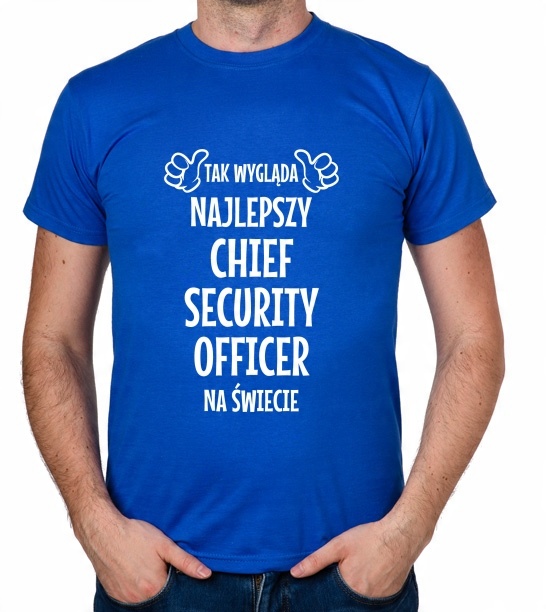 

koszulka Najlepszy Chief Security Officer prezent