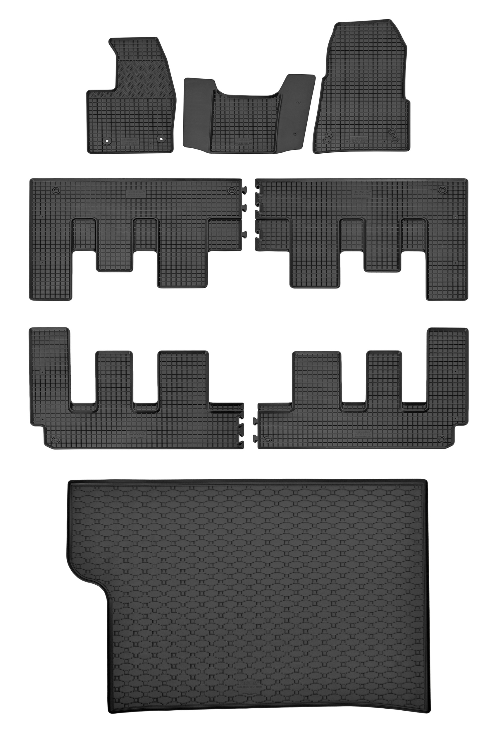 Dywaniki i mata do Ford Tourneo Custom L2, 8/9 miejsc, manual od 2018-