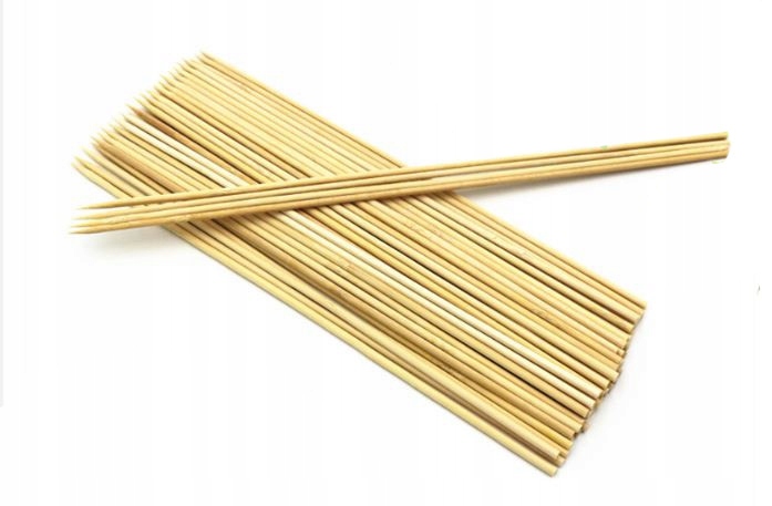 Eco bambusowe patyczki do szaszłyków 15 cm 200 szt 2,5 mm patyki na grila Marka Godan