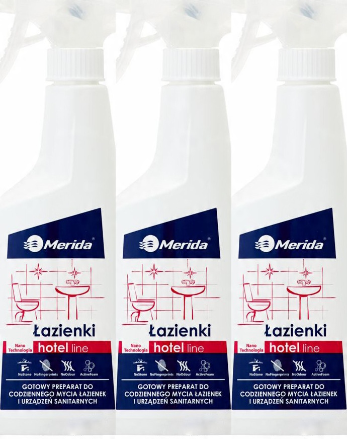 

Merida Środek Do Mycia Łazienki I Sanitariatów x3