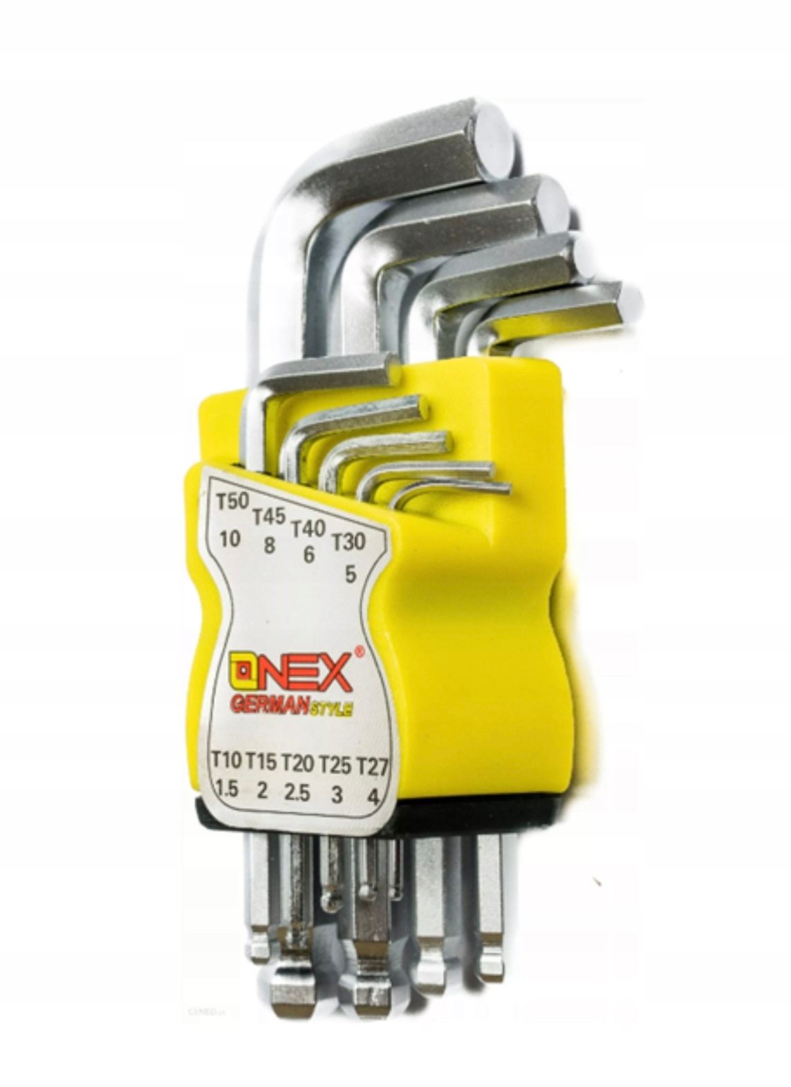 IMBUSY KLUCZE IMBUSOWE 1,5-10mm ZESTAW HEX EAN (GTIN) 4054307311662