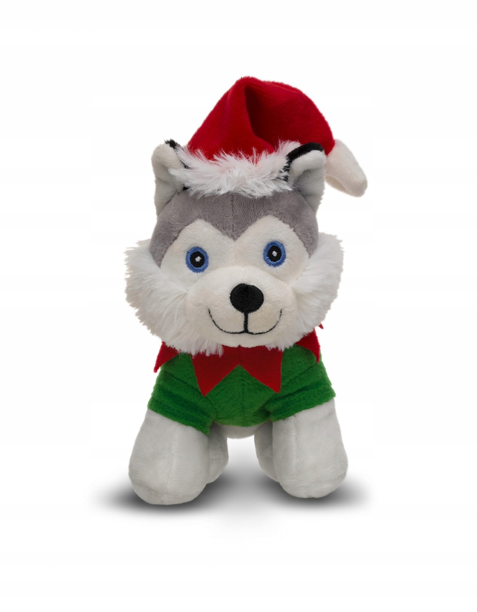 

Maskotka piesek Elf Snowy pomocnik Mikołaja święta