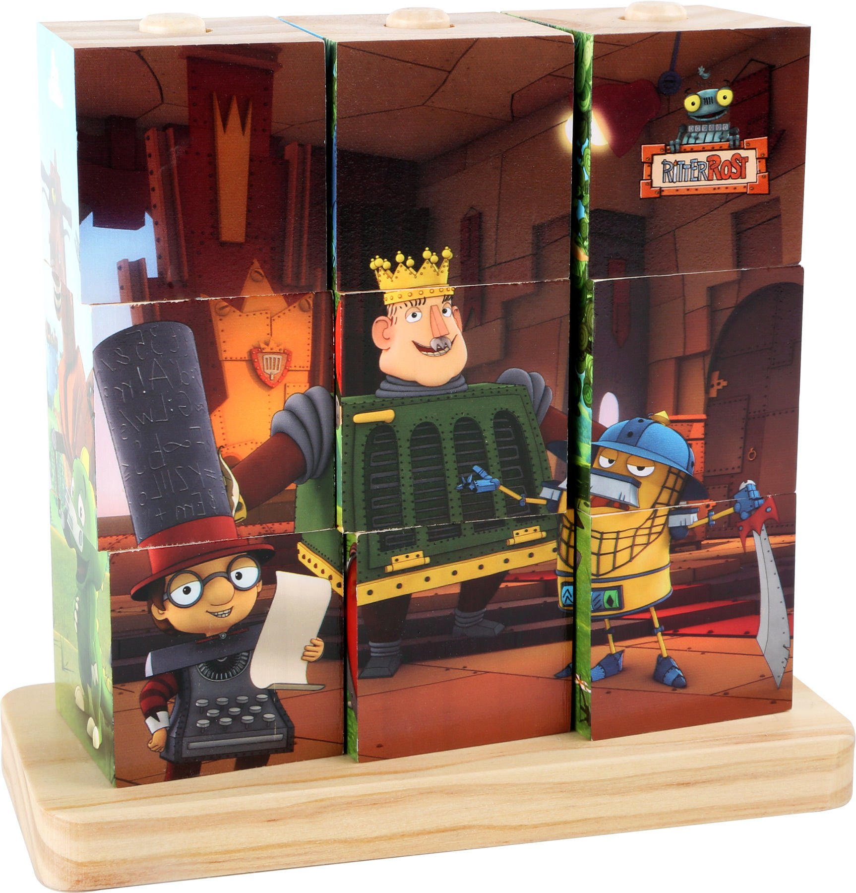 KLOCKI DREWNIANE RITTER ROST UKŁADANKA RYCERZ BLASZKA SMALL FOOT Kod producenta 5825