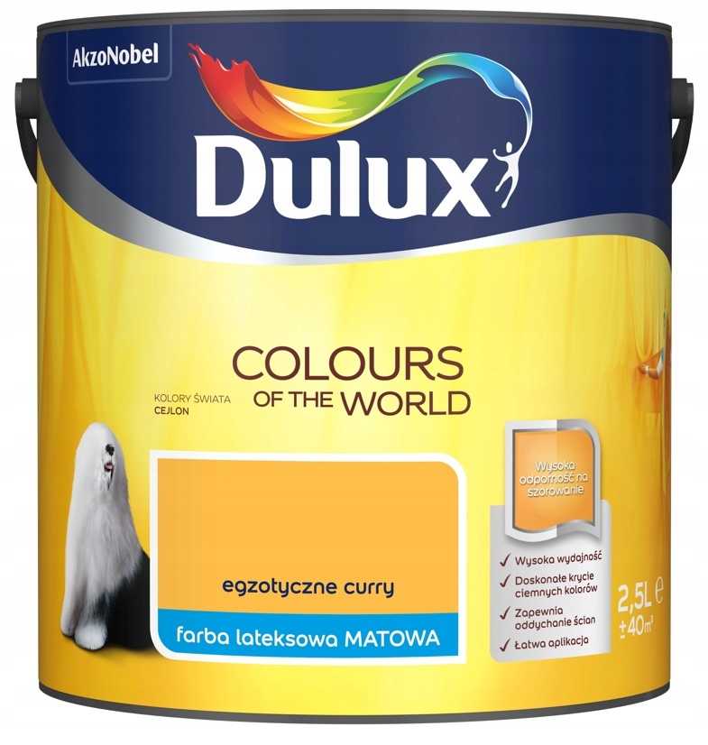 

Farba Dulux Świata- egzotyczne curry, 2.5l