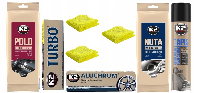 K2 ZESTAW KOSMETYKÓW DO PIELĘGNACJI AUTA PREZENT