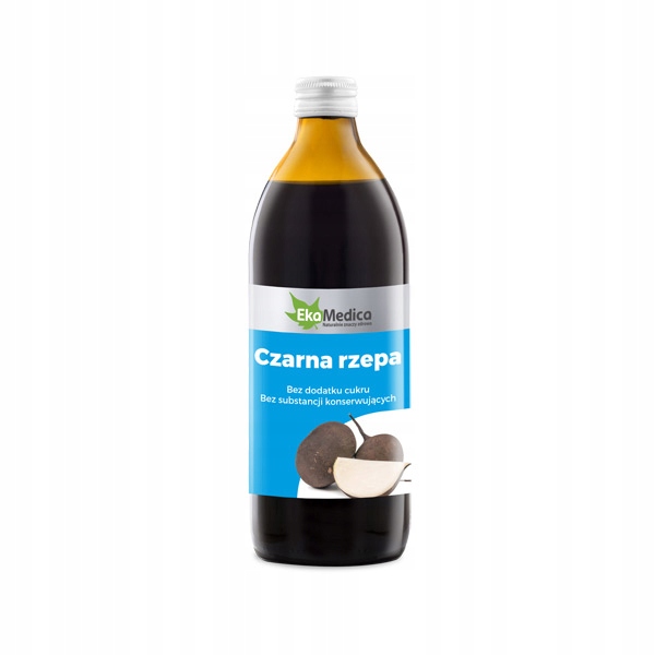 

Sok z czarnej rzepy 100% bez cukru 500ml