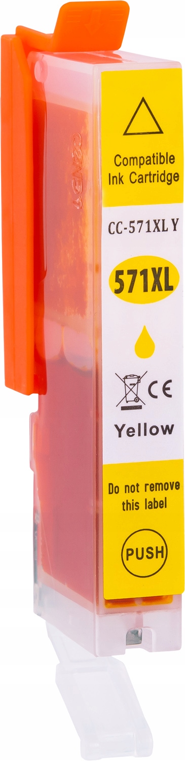 

Tusz do Canon Pixma MG5750 MG6850 MG7750 XL Ye 571