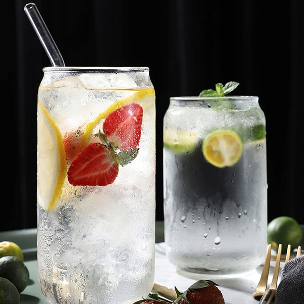 4 SZT SZKLANKA O DUŻEJ POJEMNOŚCI Z POKRYWKĄ I SŁOMKĄ 500 ML Kod producenta kubek na wodę