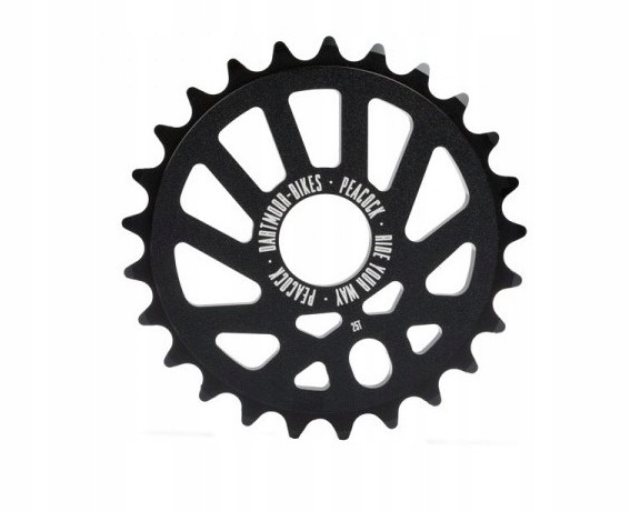 Zębatka Dartmoor Peacock czarna 25T Bmx