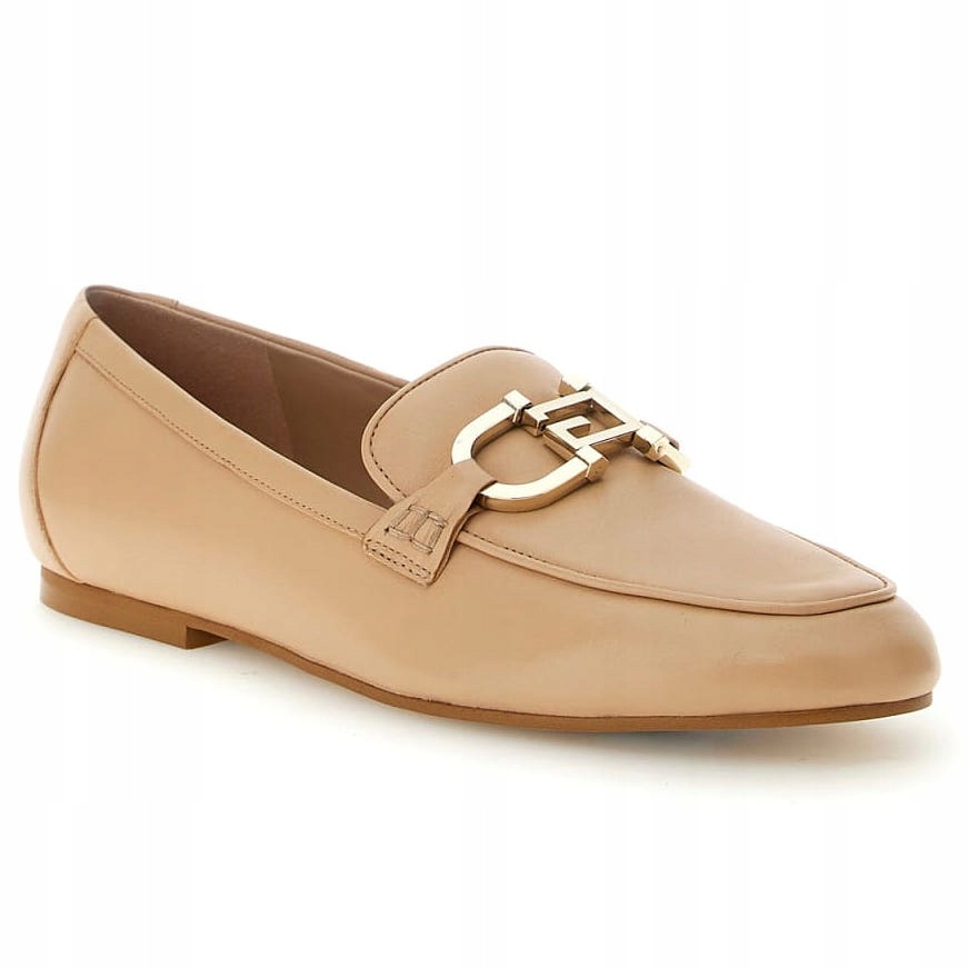Guess Béžové Dámské Kožené Mokasíny 37