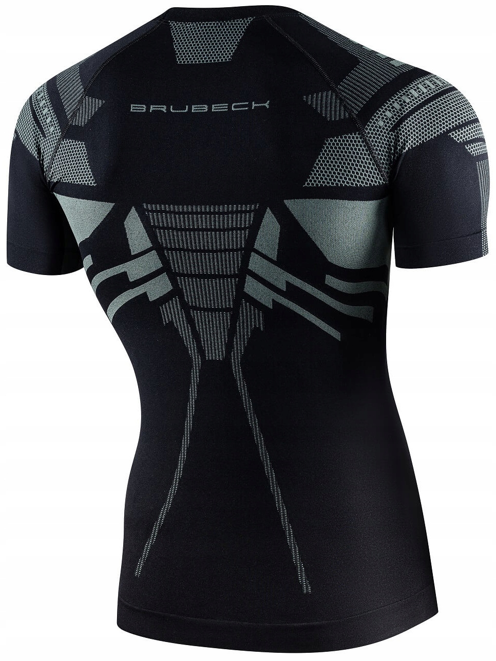 MĘSKA KOSZULKA TERMOAKTYWNA BRUBECK DRY CZARNY S Rękaw krótki rękaw