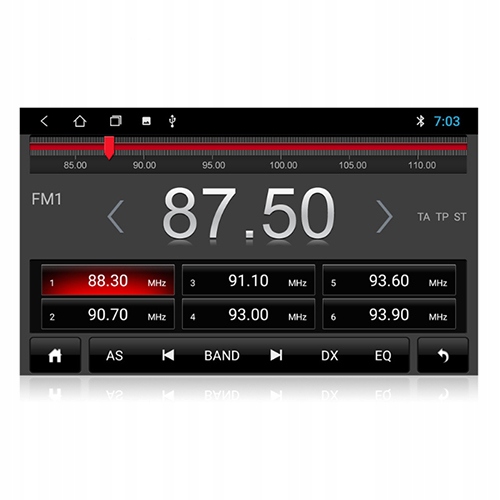 RADIO 2 DIN ANDROID12 FORD FOCUS 2 MK2 2004-2011 Radio pasmo FM