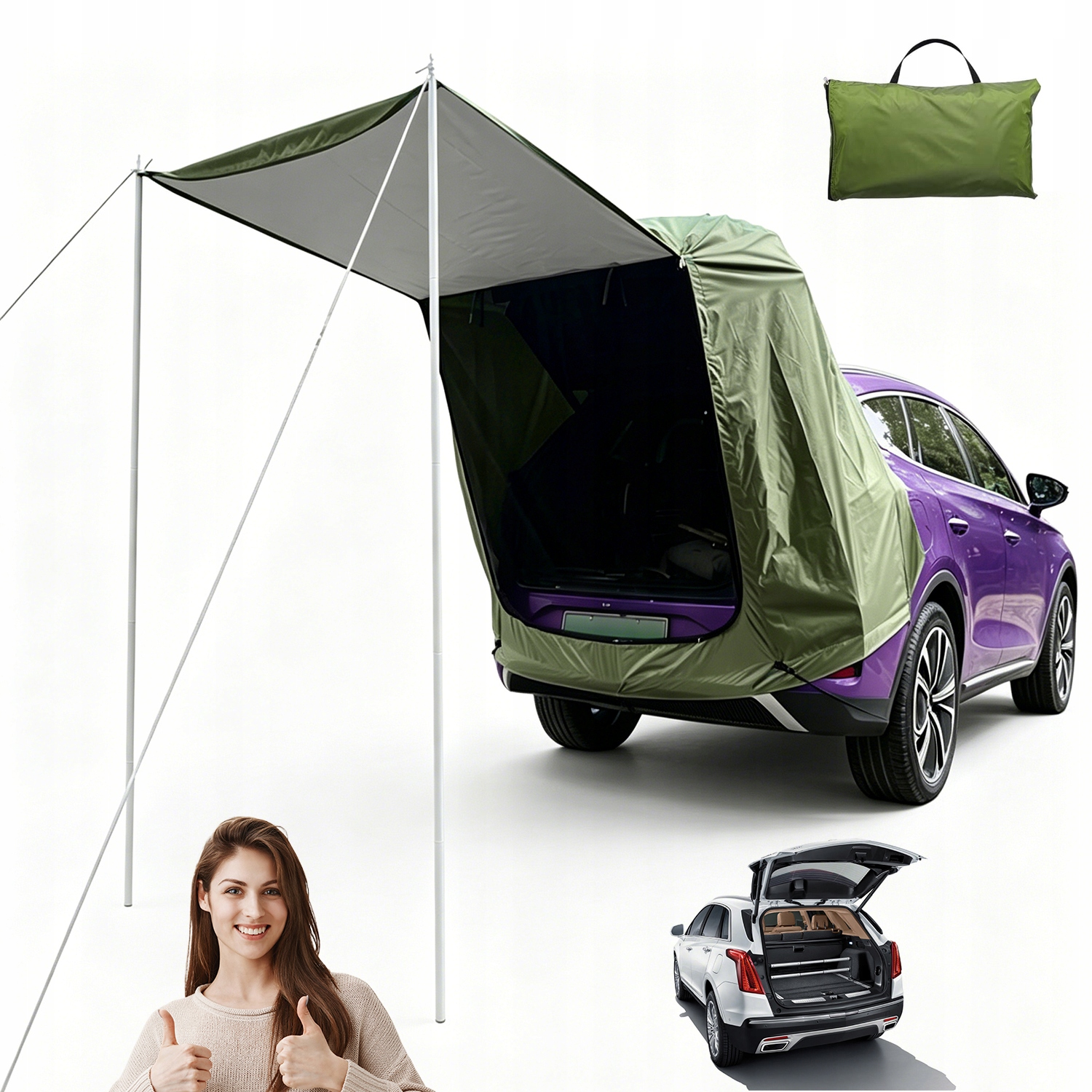 Stan do auta 120 x 120 cm Stan pro zadní klapku Suv