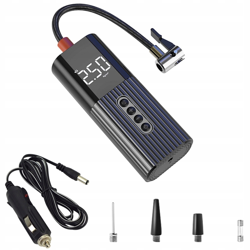 Беспроводной портативный компрессор для шин