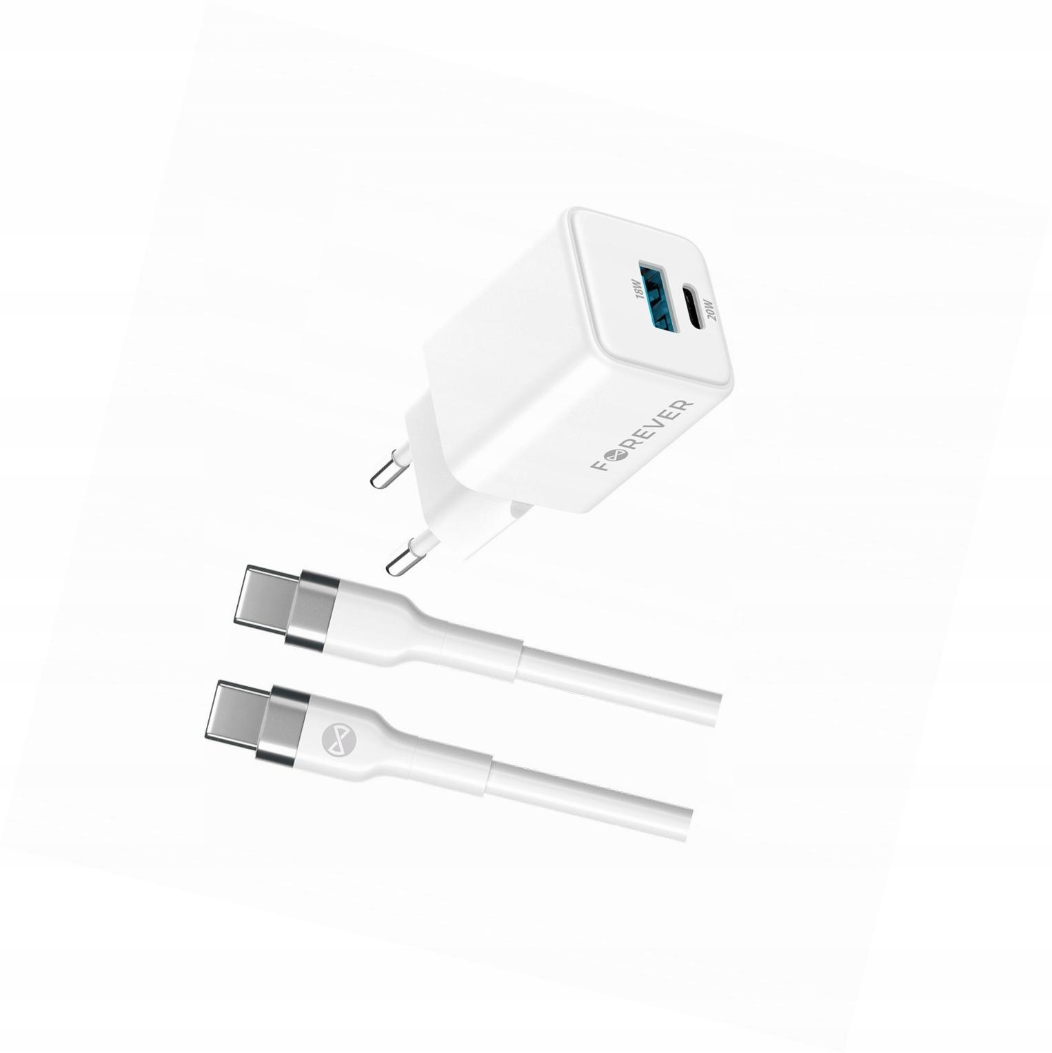 Szybka ładowarka GaN 20W Usb i Usb-c z kablem do Xiaomi Poco X5 Pro