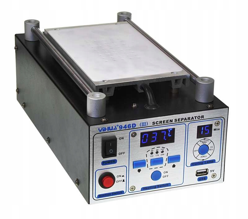 Ohrievač Yihua 946D III podtlakový separátor vstavaná Led Uv lampa